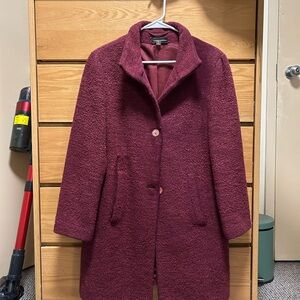 Women's Burgundy Coat